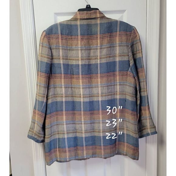 Express Vintage Men's Plaid Blazer M - Picture 2 of 9